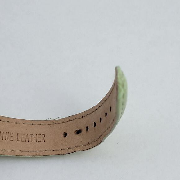 Vintage Watches Gossip Green Strap Quartz Watch with Silver Rectangular Case - Picture 4 of 10